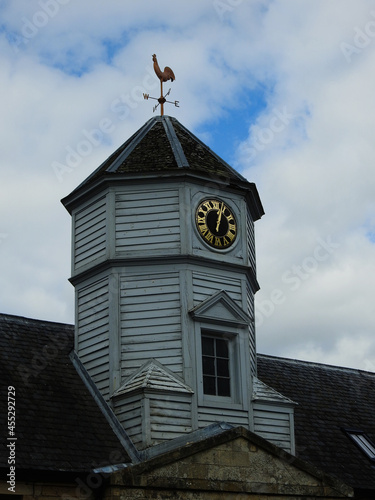 old clock tower cockerel cock poiter photo