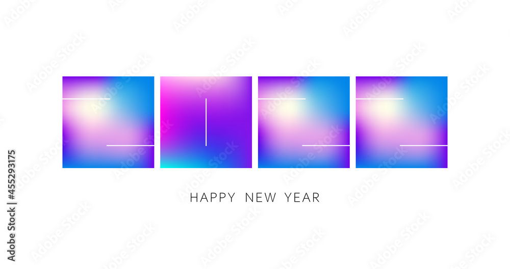 2022 happy new year illustration. Happy new year 2022 bright design 2022. happy new year background. Bright Chinese New Year holiday. 2022 celebration. Colorful modern Christmas design. New year art