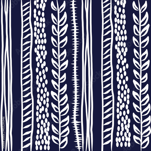 Line pattern design for fabric decor 