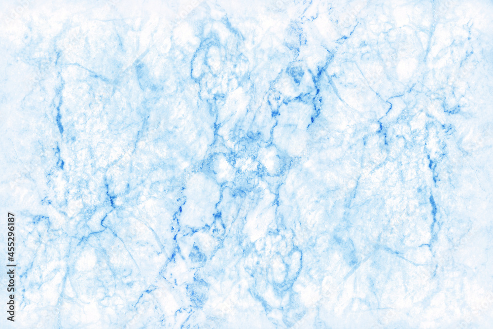 Blue pastel marble floor texture background with high resolution, counter top view of natural tiles stone in seamless glitter pattern and luxurious.