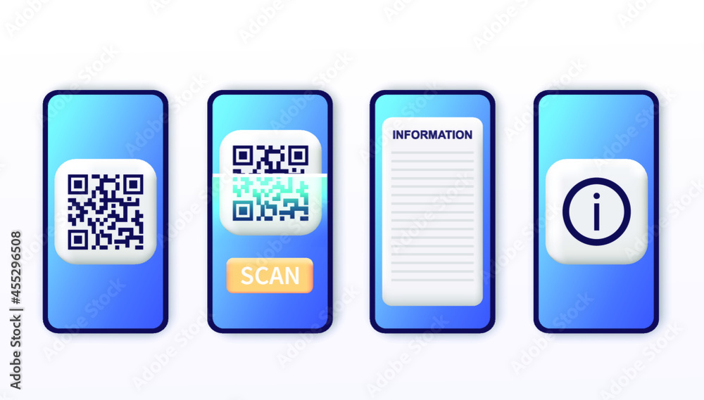 Smartphone scanning qr code. Download page of the mobile app. Web banner. Concept web design, website page development. Qr code verification landing page. Smartphone scanning qr code. Download page of the mobile app. Web banner. Concept web design, website page development. Qr code verification landing page.