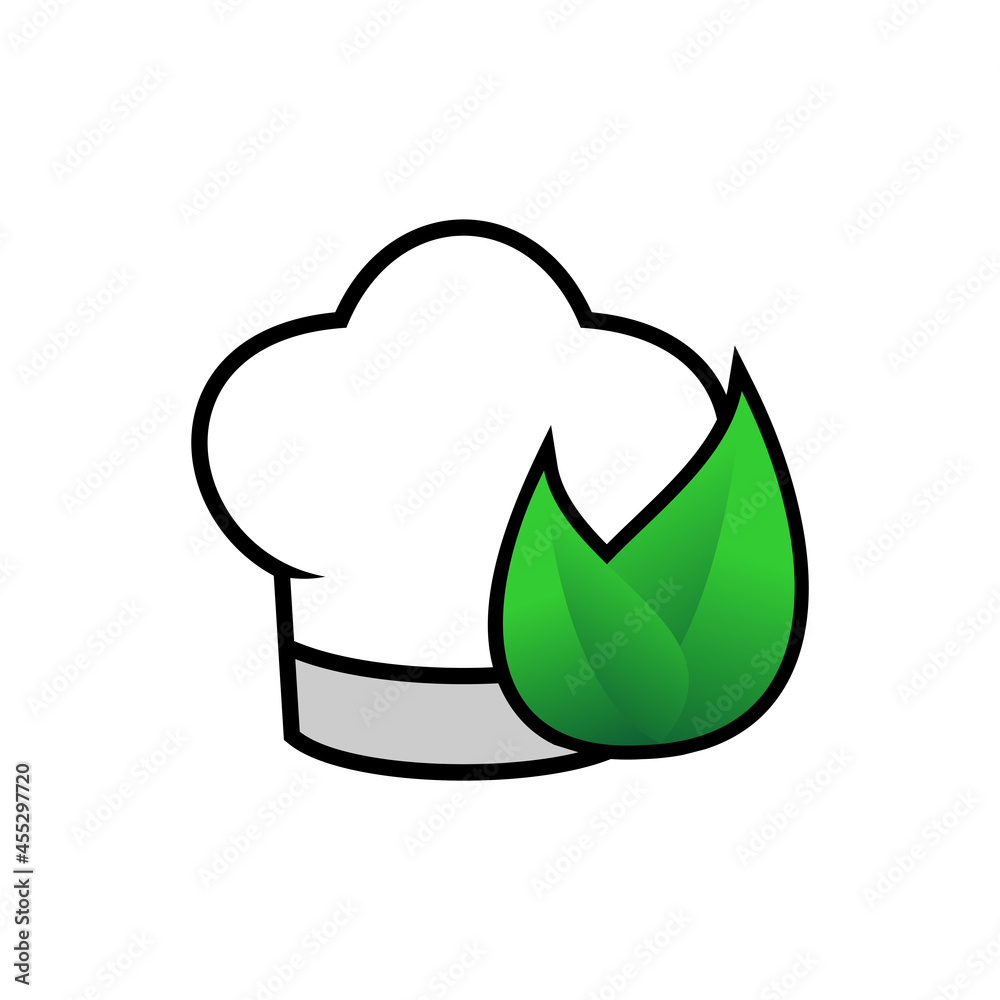 Illustration Vector Graphic of Nature Chef Logo. Perfect to use for Food Company Illustration Vector Graphic of Nature Chef Logo. Perfect to use for Food Company