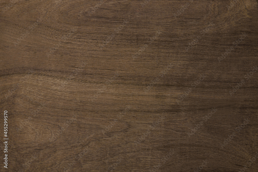 Naklejka premium Dark brown wood surface oak color Split pattern for texture and copy space in design background