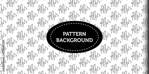 Popular design pattern ornament. Barbershop tools doodles pattern isolated on white background. Christmas pattern background, Public area icon collection