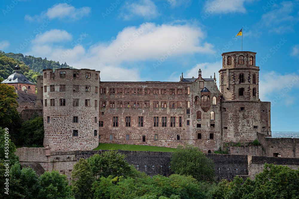 die Ruine vom Schloss Heidelberg