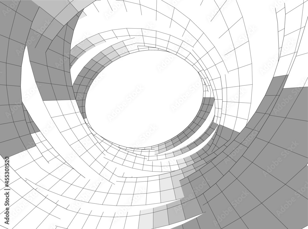 abstract 3d architecture abstract 3d architecture