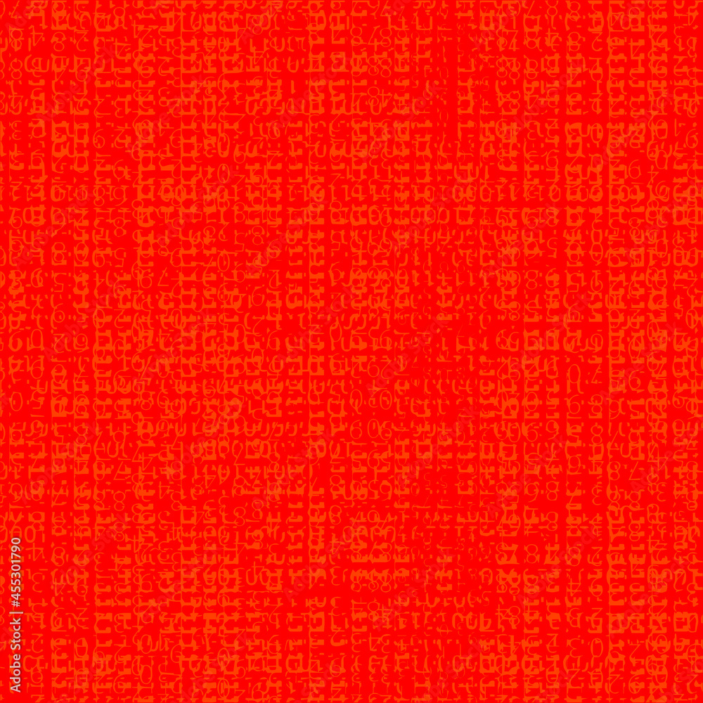 Fototapeta premium Soft halftone pattern. Gradient polka dots red background. Modern vector illustration. Abstract curves. Points backdrop. Dotted spotted pattern. Monochrome template for web design