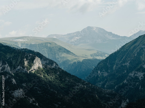 clouds mountains freedom fresh air landscape