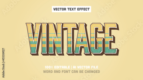 Vintage - Editable Text Effect