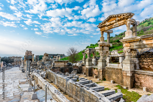 The Fountain of Trajan of Ephesus Ancient City photo