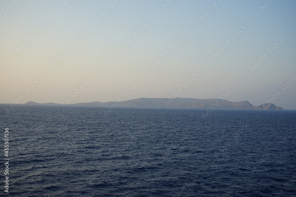 Dia uninhabited island off the northern coast of Crete Greece 