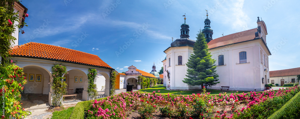 The Church of the Assumption of Our Lady, Klokoty, Tabor, Czech republic - obrazy, fototapety, plakaty 