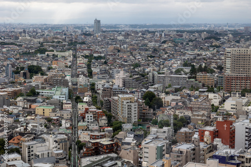 Wallpaper Mural キャロットタワーから見た世田谷区 Torontodigital.ca