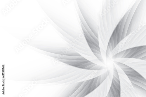 Abstract white and gray color, modern design background with geometric shape. Vector illustration.