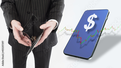 Investments in dollars. Los...