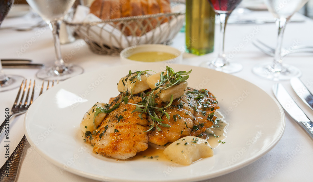 Grilled Skate with Scallops Grilled Skate with Scallops