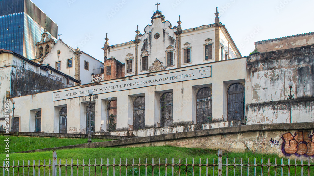 Secular Franciscan Fraternity of San Francis of Penance, one of the oldest buildings in Rio de Janeiro Brazil