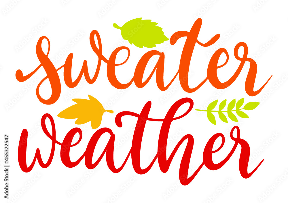 Sweater Weather decoration for Autumn T-shirt