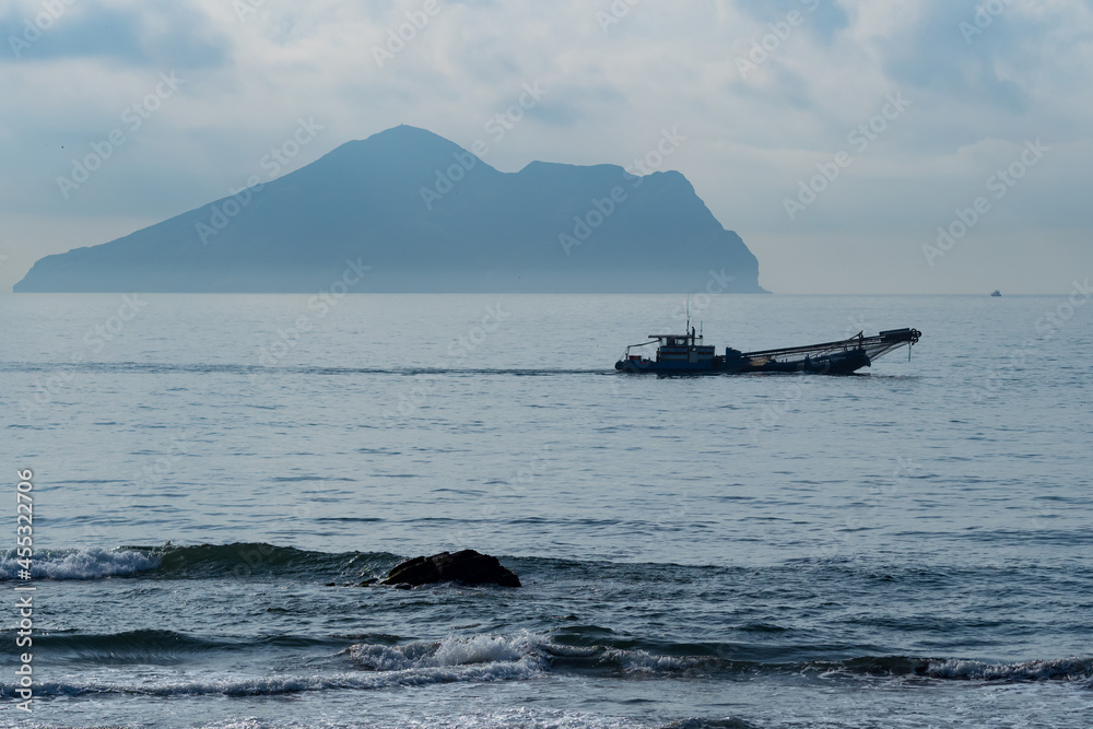 Guishan(Turtle) Island in Yilan,Taiwan.