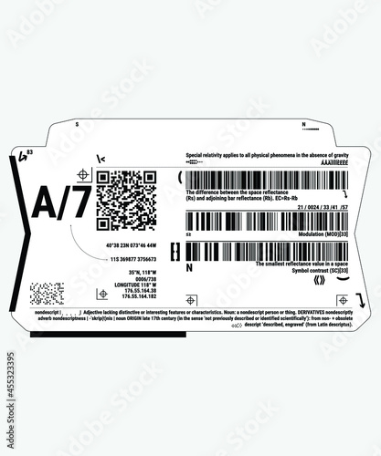 BARCODE LABEL SET