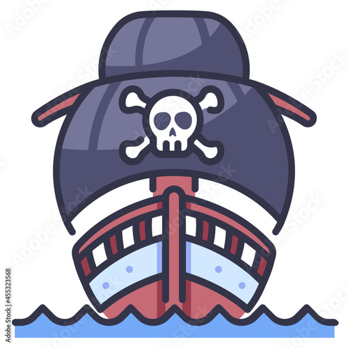 pirate ship icon