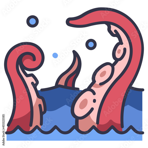 Kraken monster icon