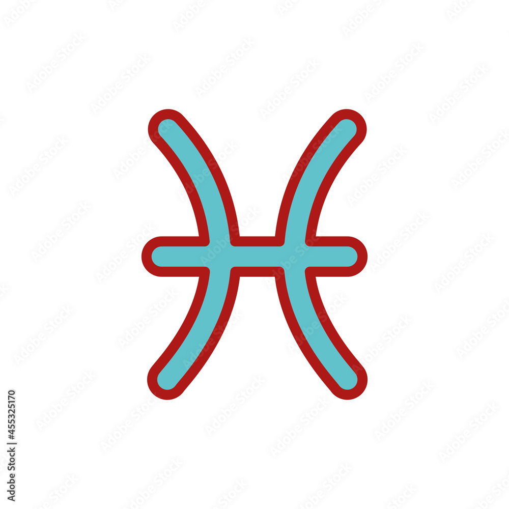 Fototapeta premium pisces symbol design