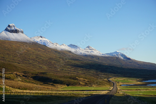 Mountains near Berufjordur, Iceland photo