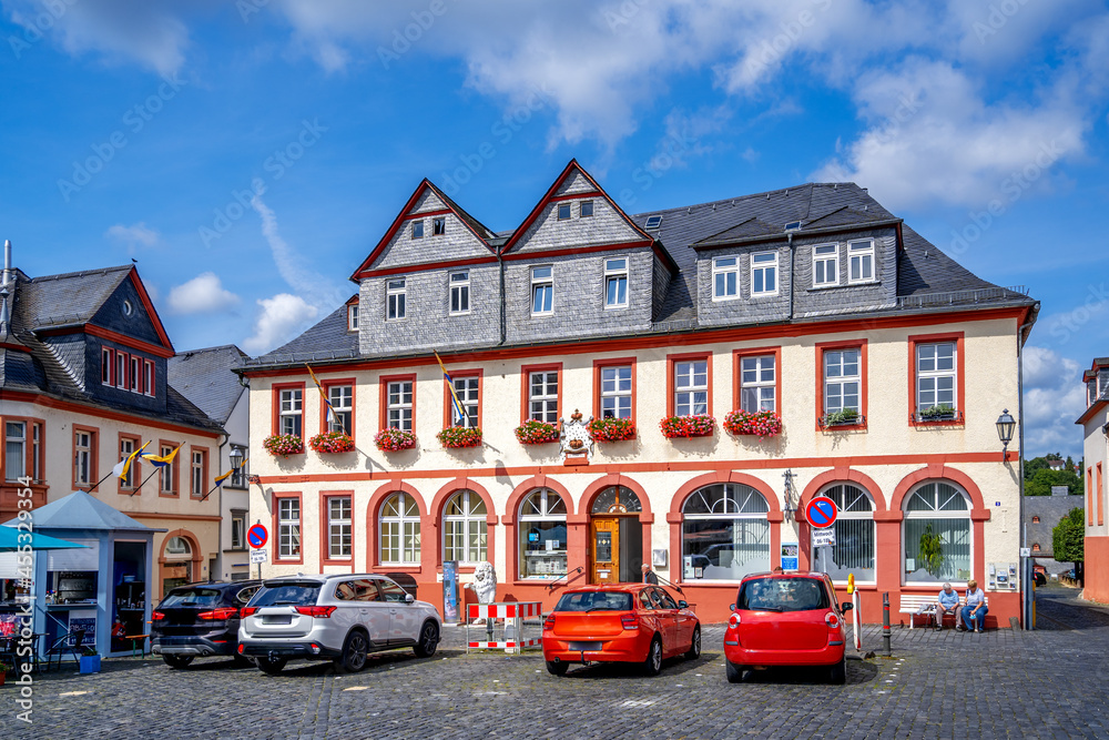 Marktplatz, Weilburg, Hessen, Deutschland 