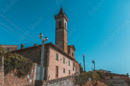 The small medieval village of Vinci in Tuscany photo