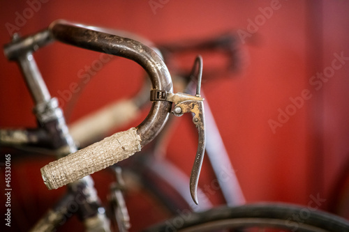 Manillares, bicicleta, freno, antiguo, ruedas photo