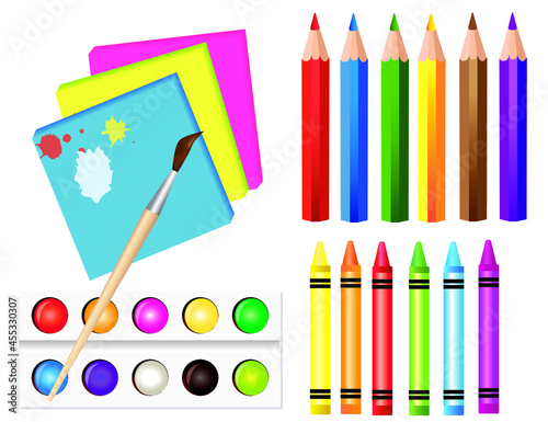 witaj szkoło, jesień, kredki, tablica, szkoła, edukacja, egzamin, przedszkole, rysować, uczyć się, malować, pióro, pędzel, farby, kolorowe, pisać, bisnes, plik wektorowy, kredka, ilustracja, projekt, 