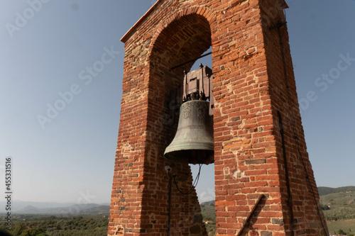 The small medieval village of Vinci in Tuscany photo