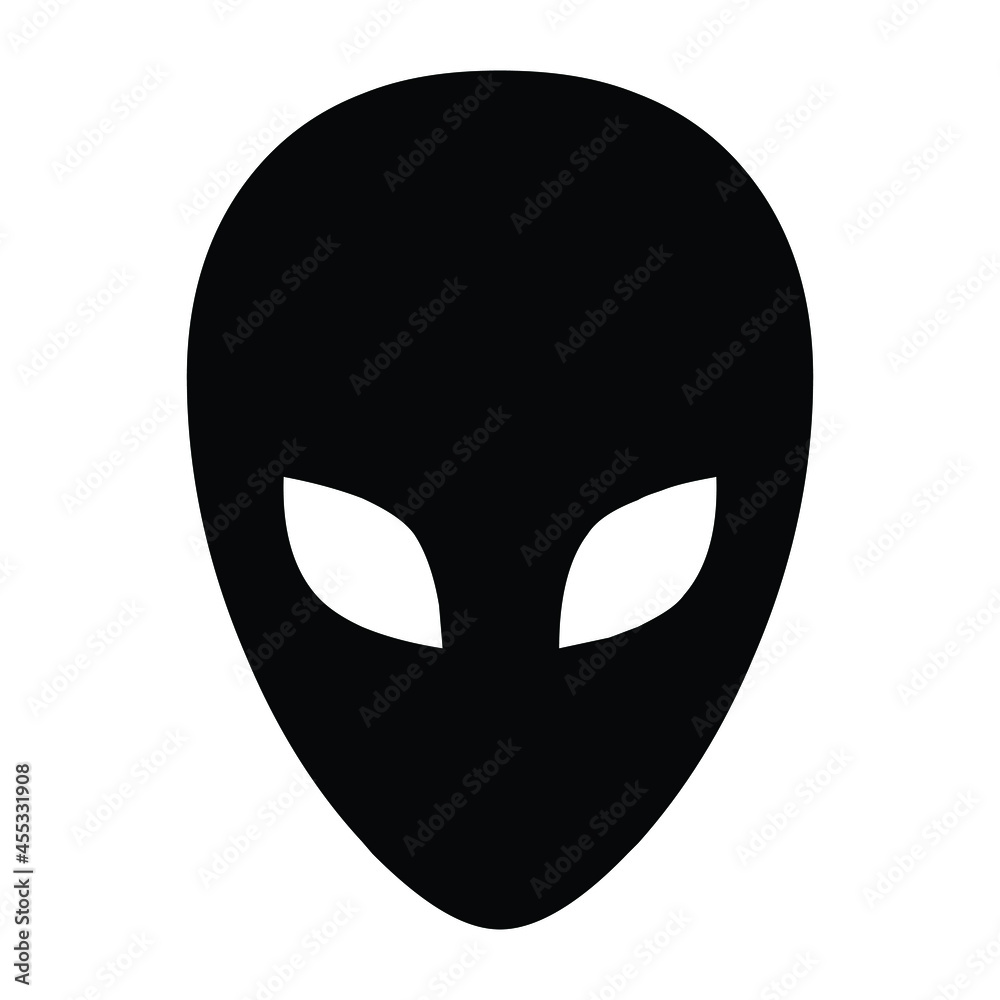 Simple Alien Face or Head Vector Design for Icon, Symbol, and Logo. EPS 8 Editable Stroke Simple Alien Face or Head Vector Design for Icon, Symbol, and Logo. EPS 8 Editable Stroke