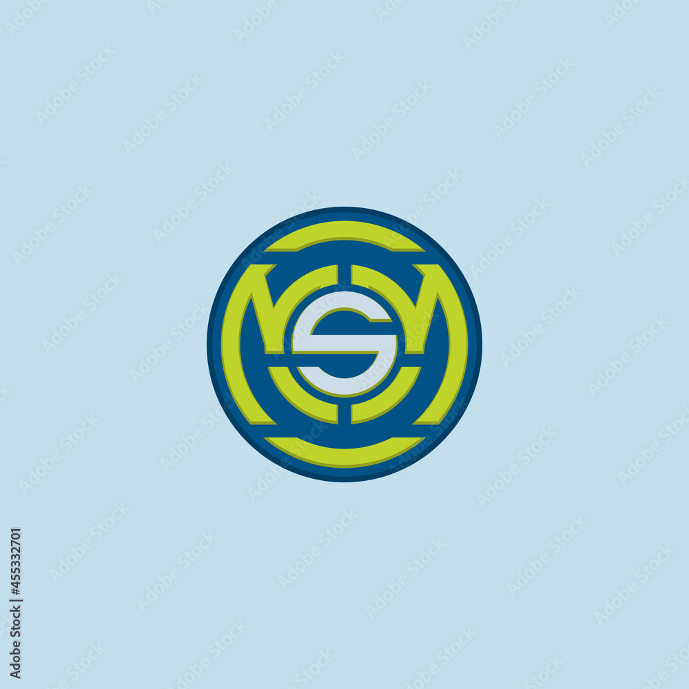 MS or MSM Letter logo vector. Suitable for use in the sports industry, basketball, football, volleyball, etc. MS or MSM Letter logo vector. Suitable for use in the sports industry, basketball, football, volleyball, etc.