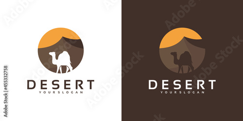 desert camel logo, reference logo.