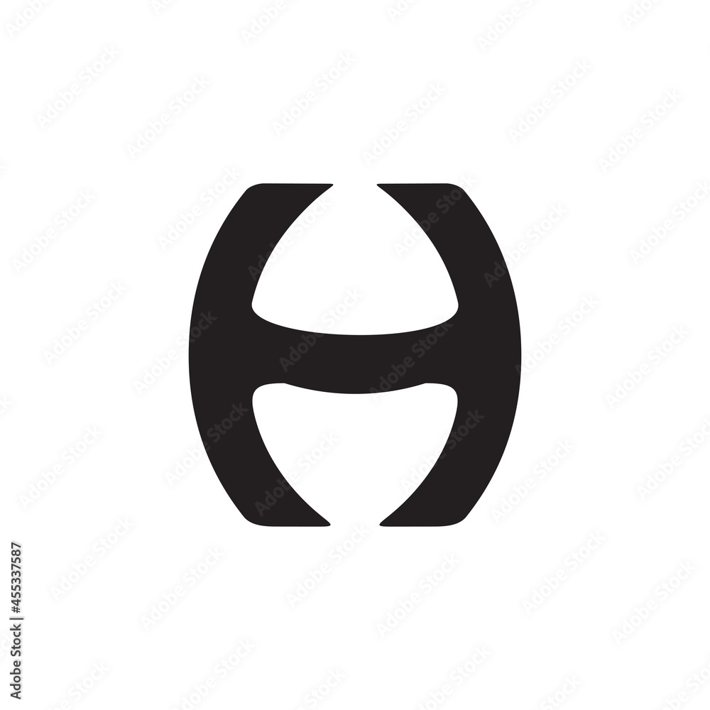 Simple H initial letter logo design template Simple H initial letter logo design template