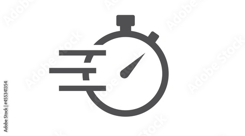 Stopwatch Timer icon. Vector isolated editable illustration