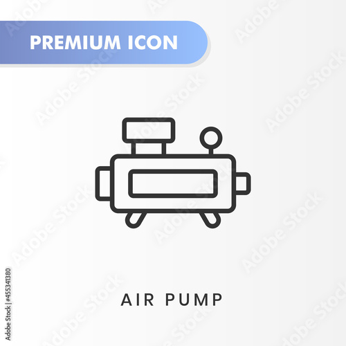 air pump icon for your website design, logo, app, UI. Vector graphics illustration and editable stroke. air pump icon outline design.