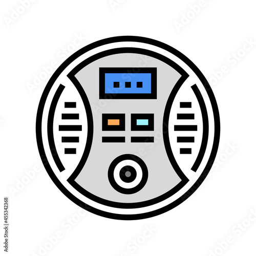 carbon monoxide detector color icon vector. carbon monoxide detector sign. isolated symbol illustration