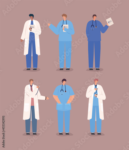 six men doctors