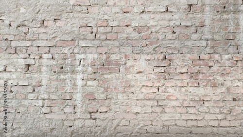 White old background brick wall