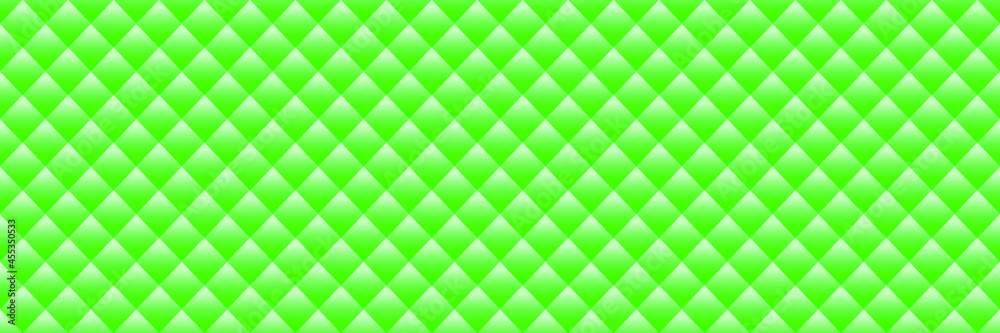 Fototapeta premium Green geometric background. Mosaic tiles. Vector illustration.