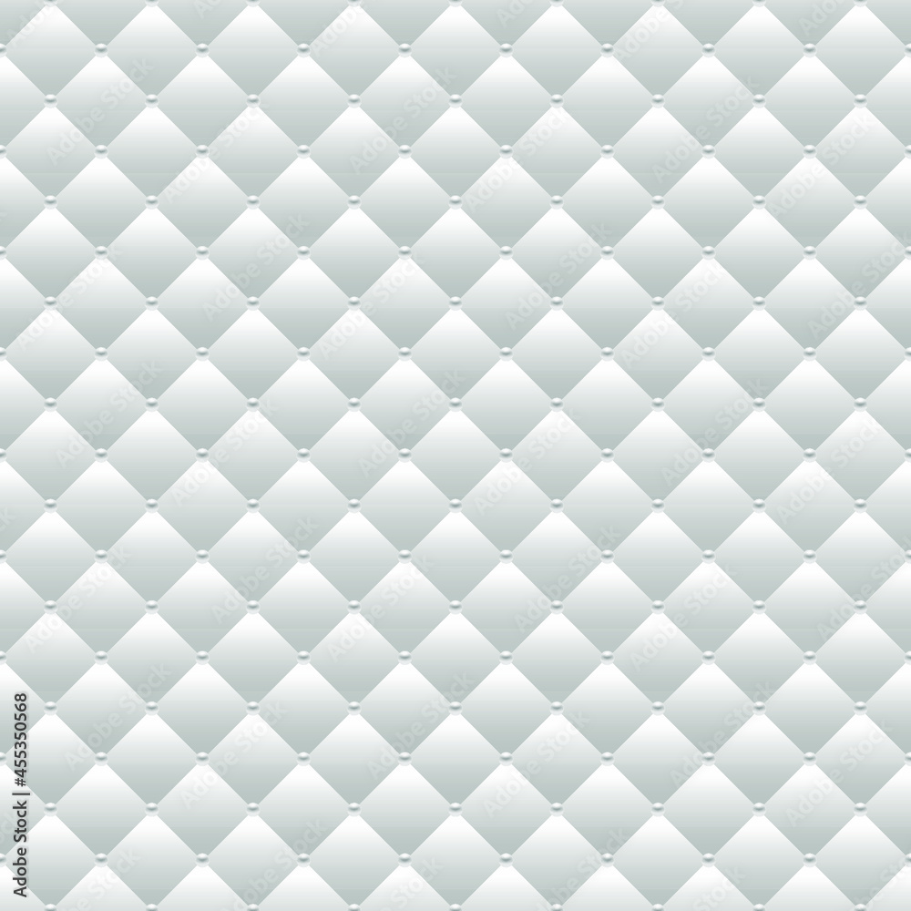 Fototapeta premium White luxury background with beads and rhombuses. Vector illustration. 