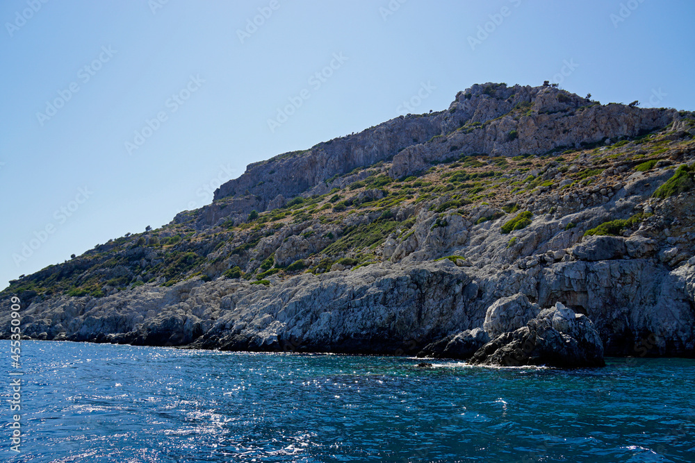clear waters at the coast of rhodes island clear waters at the coast of rhodes island