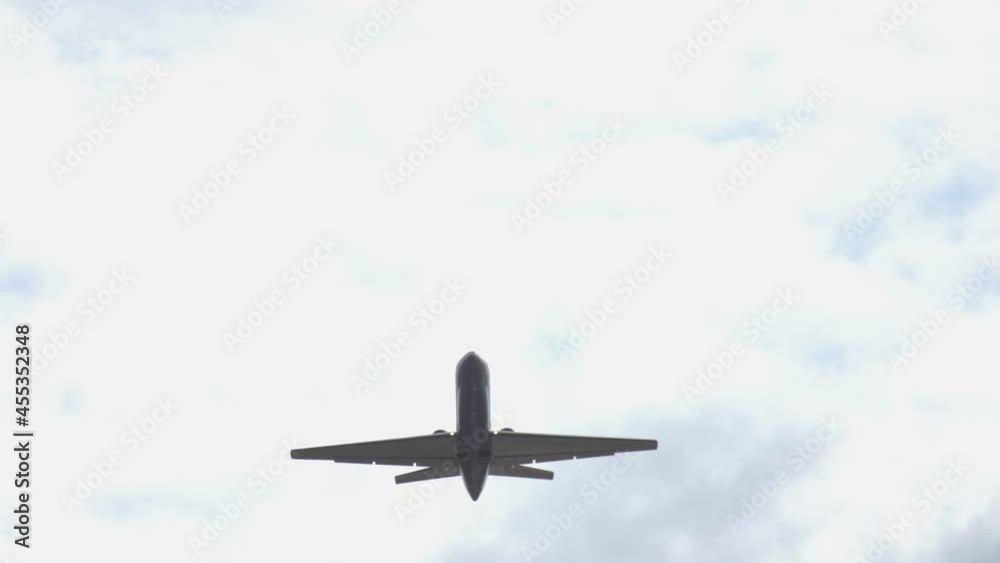 The plane flew overhead The plane flew overhead