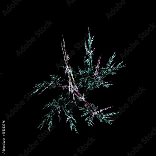 Wallpaper Mural tree with roots illustration on black Torontodigital.ca