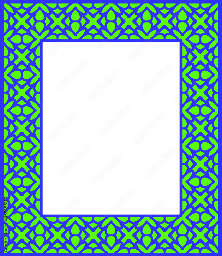 Decorative frames for design template. Elegant element for design in Eastern style, place for text. colorful floral border. Decorative frames for design template. Elegant element for design in Eastern style, place for text. colorful floral border.