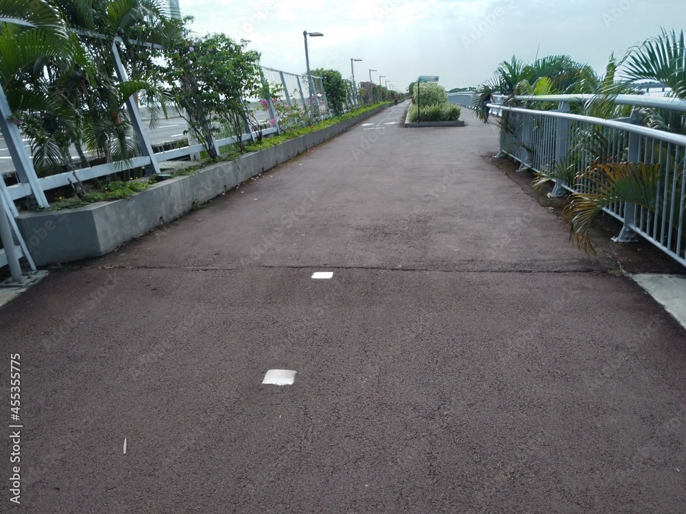 path for biking and walking