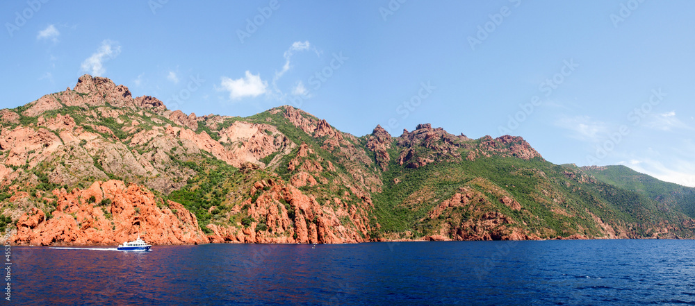 Naklejka premium Scandola Nature Reserve panorama
